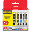 New, Pre-Owned - Canon PGI 250 XL251 Black & Color Ink Cartridge ( 5 Pack)