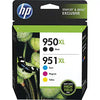 New, Pre-Owned - HP 950XL Black 2 & 951XL Cyan, Magenta & Yellow Ink Cartridges, T0A83AA