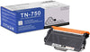 New, Pre-Owned - Brother TN-750 High-Yield Black Toner Cartridge