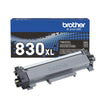New, Pre-Owned - Brother TN830XL Black High Yield Printer Toner Cartridge, TN830XLBK