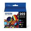 New, Pre-Owned - Epson 202 Standard Capacity Black, Cyan, Magenta & Yellow Ink Cartridges