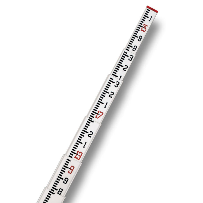 11-SCR25-T 25-ft Fiberglass Leveling Rod (CR) - 10ths