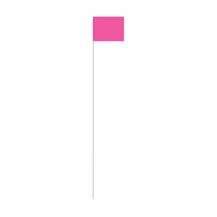 19-F4521-GP Stake Flagging-4x5x21-Glo Pink