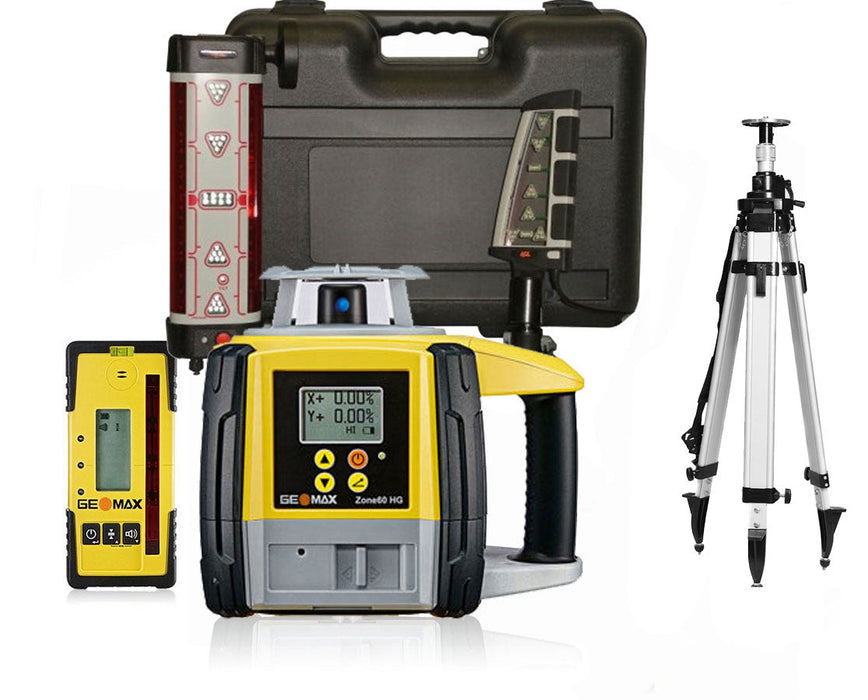 GeoMax Machine Control Receiver & Dual Grade Laser Package For Excavators